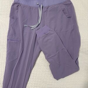 Figs Lavender Jogger Scrubs Large/Tall